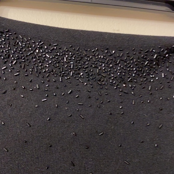 NWT Vtg Laundry Black Silk Cashmere Knit Strapless Dress (SD2) - Picture 4 of 6